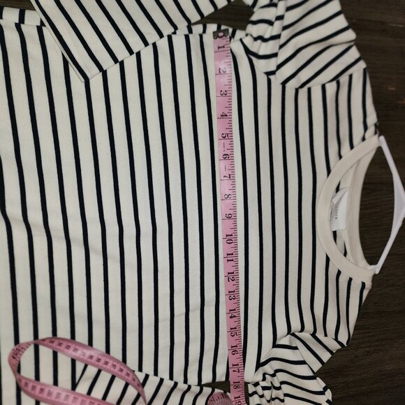 Tuckernuck Pomander Place Navy Stripe Gio Maxi Dress NWOT Small - Picture 4 of 8